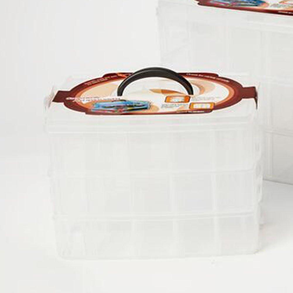 HomDSim Washi Tape Box Organizer Storage Divider Closet Container with 30  Adjustable Compartments Clear Masking Tape Desktop Tape DIY Sticker Roll  Tape Cutter Holder Storage Finger Safty Dispenser Transparent