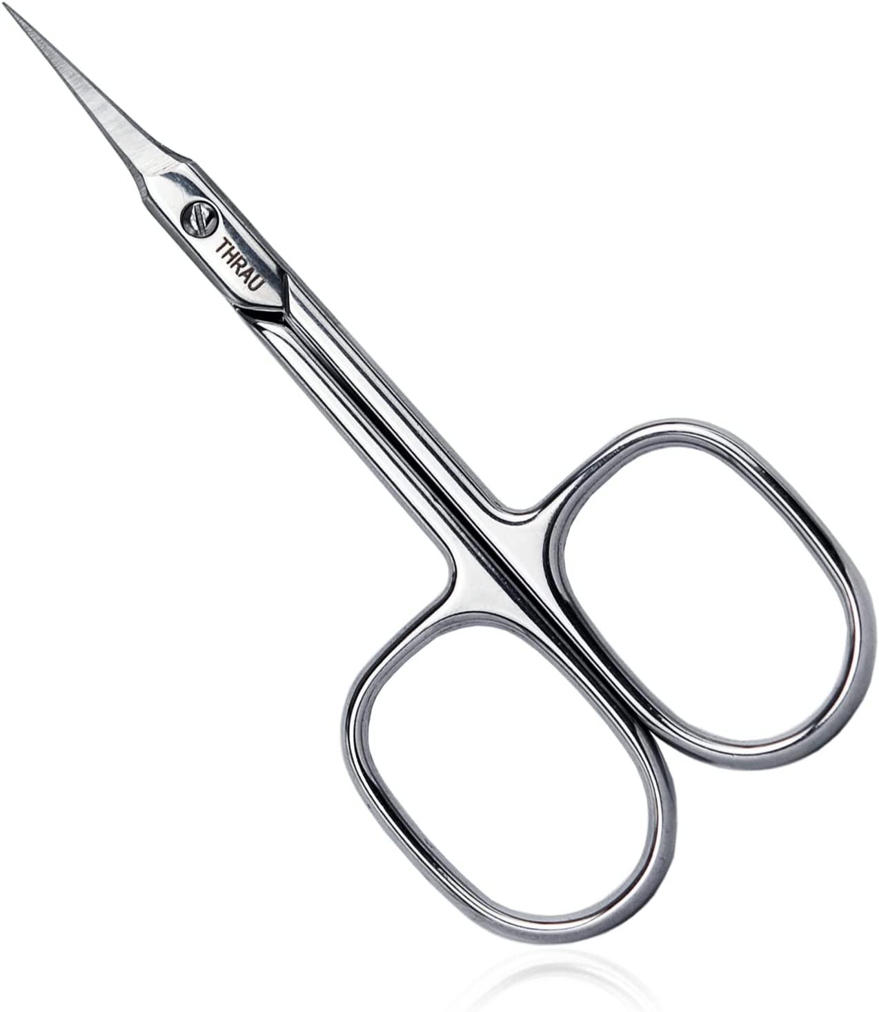 Stainless Steel Cuticle Scissors For Women - Extra Fine Curved Manicure  Scissors For Nails, Dry Skin, Eyebrows, And Eyelashes Stainless Steel  Cuticle Remover,cuticle Trimmer - Temu New Zealand