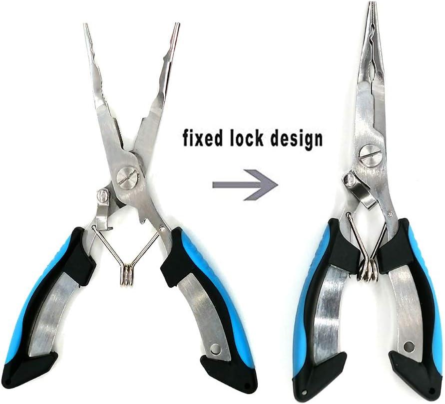 Amoygoog Stainless Steel Fishing Pliers, Fishing Needle Nose