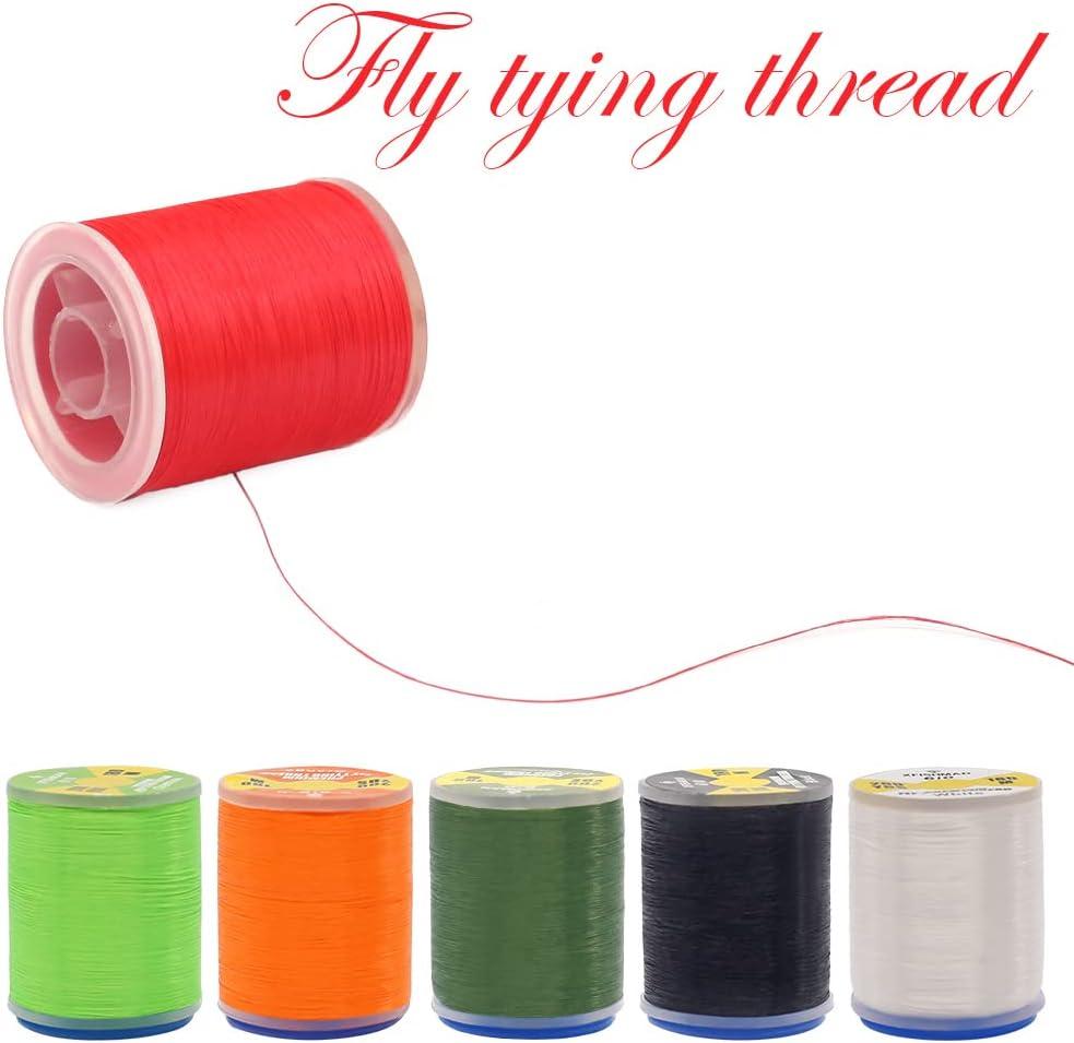 XFISHMAN Fly-Tying-Thread-Kit-6/0-3/0 Fly Tying Supplies Fly
