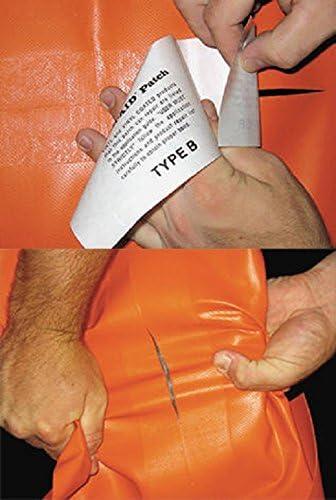 TEAR-AID Underwater Repair Kit Type B Clear Patch for Vinyl and  Vinyl-Coated Materials Repairs Underwater Cracks Works on Pool Liners  Orange Box Underwater Repair (Pack of 1)