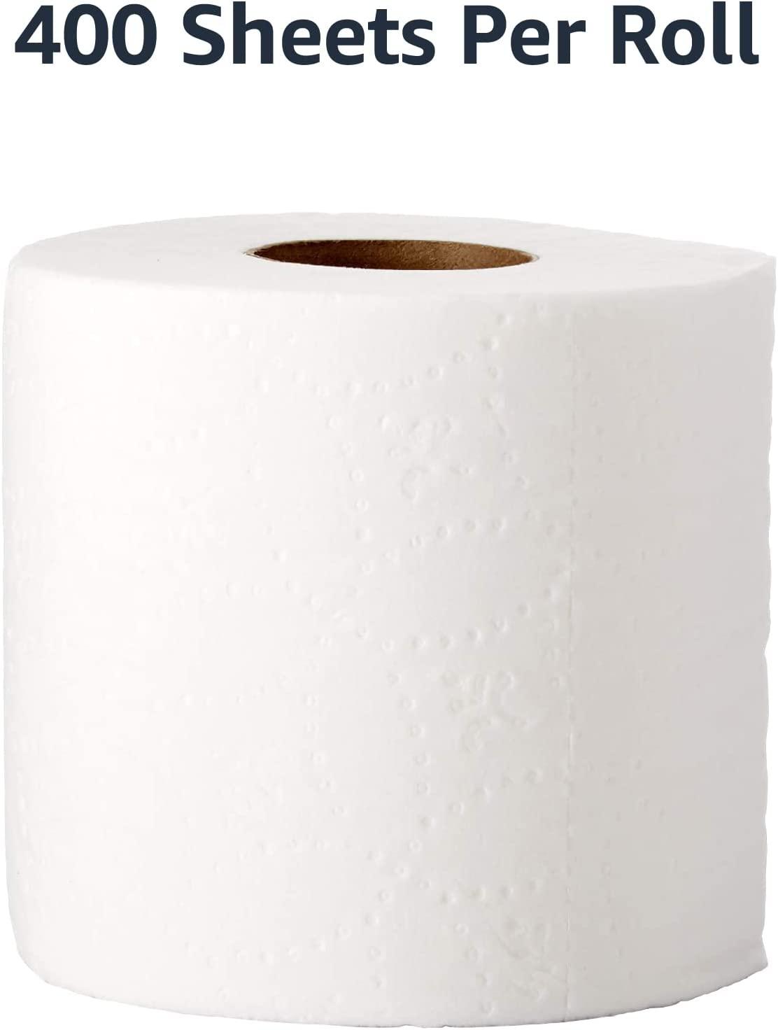 White Plain Toilet Tissue Paper Roll (Pack Of 4)