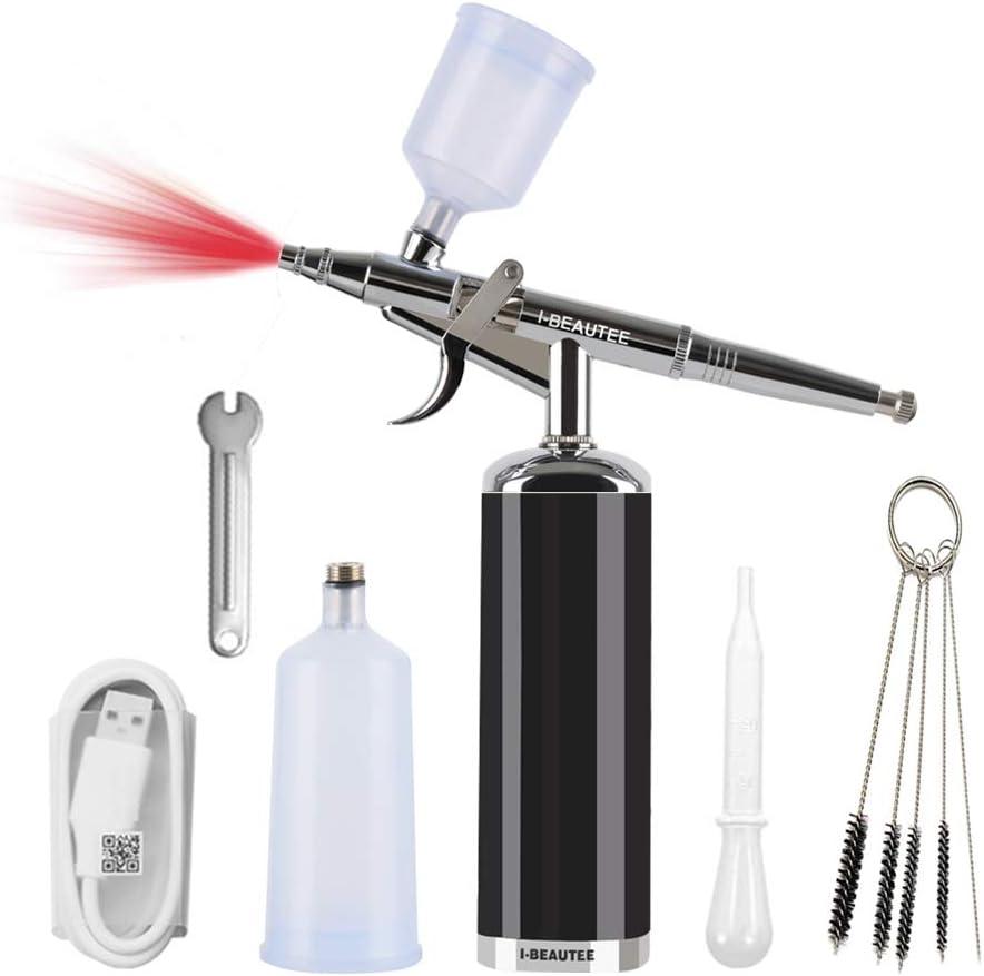 Integrated Mini Cordless Airbrush Barber Makeup Kit Machine System Air  Brush Compressor With Trigger Gun Wireless - AliExpress