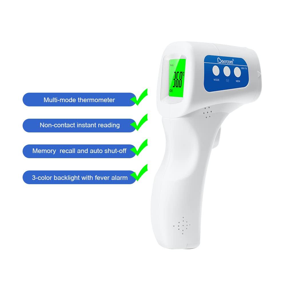 JXB-178 Non-Contact Forehead Infrared Thermometer, Model 15007