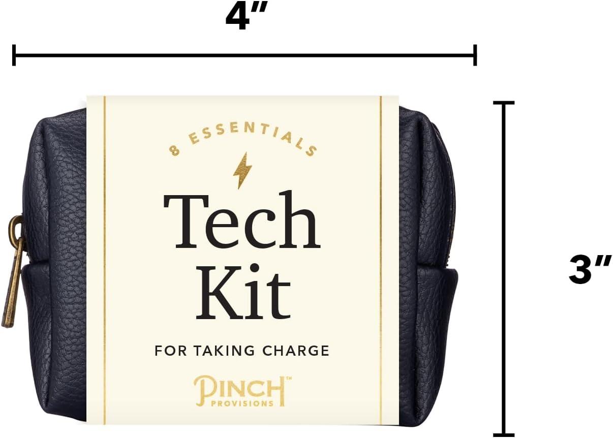 Pinch Provisions Mid-Size Tech Kit Includes 8 Professional Technology  Essentials Perfect for Remote Work Personal Office Accessories & Gifting At  Work Navy