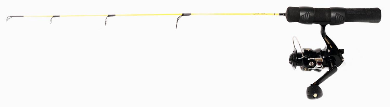 Eagle Claw Ice Medium/Heavy Fishing Combo, 36-Inch, Yellow