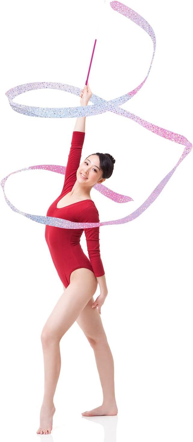 2 Pcs Dance Ribbon Streamer Dancing Silk Ribbons
