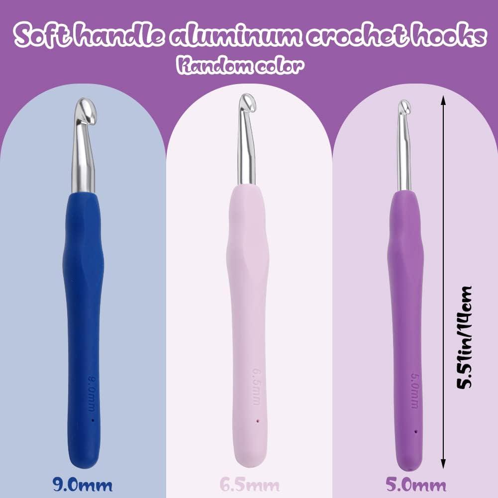 Aluminum or Iron Material Crochet Hook with Rubber Handle From China  Factory - China Crochet Hook and Needle price