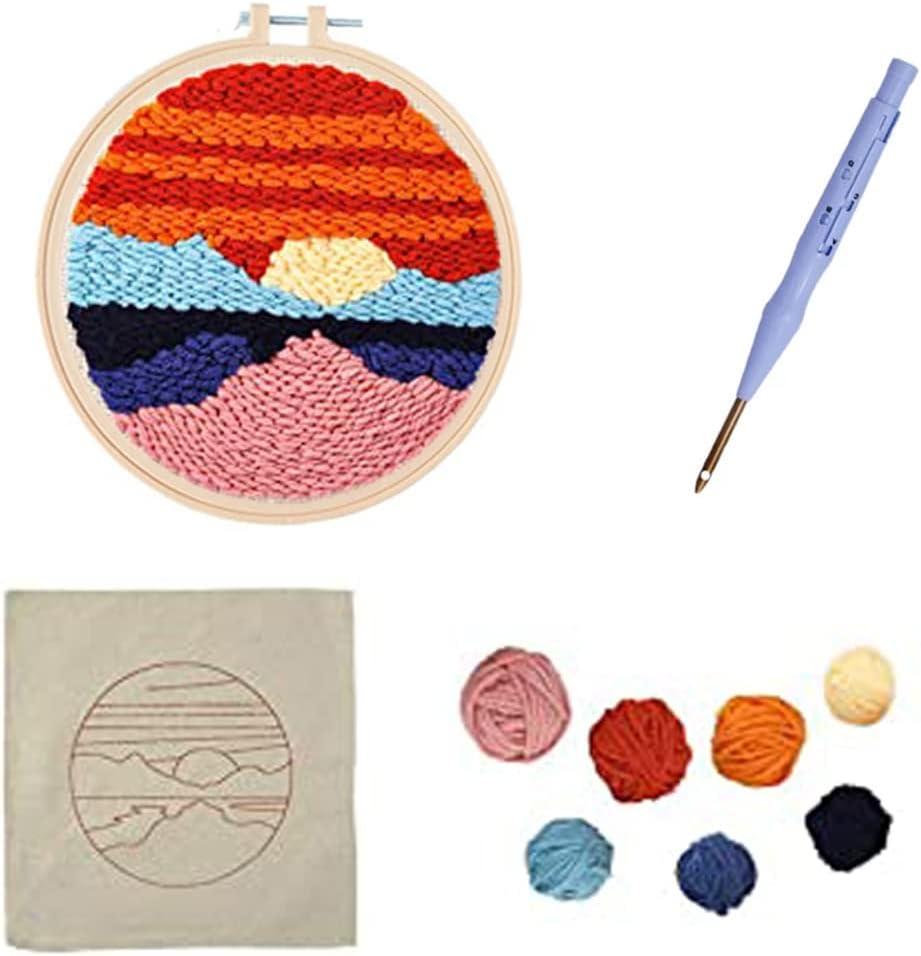 Sailboat DIY Punch Embroidery Kit