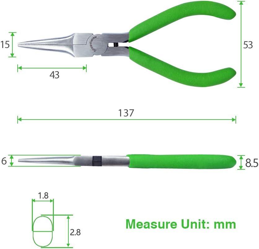 Mini Long-Reach Needle-Nose Pliers 7-1/4