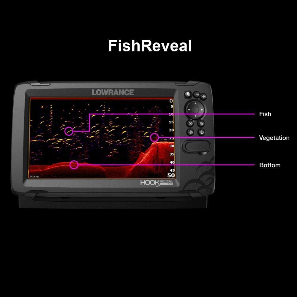 HOOK Reveal 7 TripleShot with C-MAP Contour+ Card | Lowrance USA