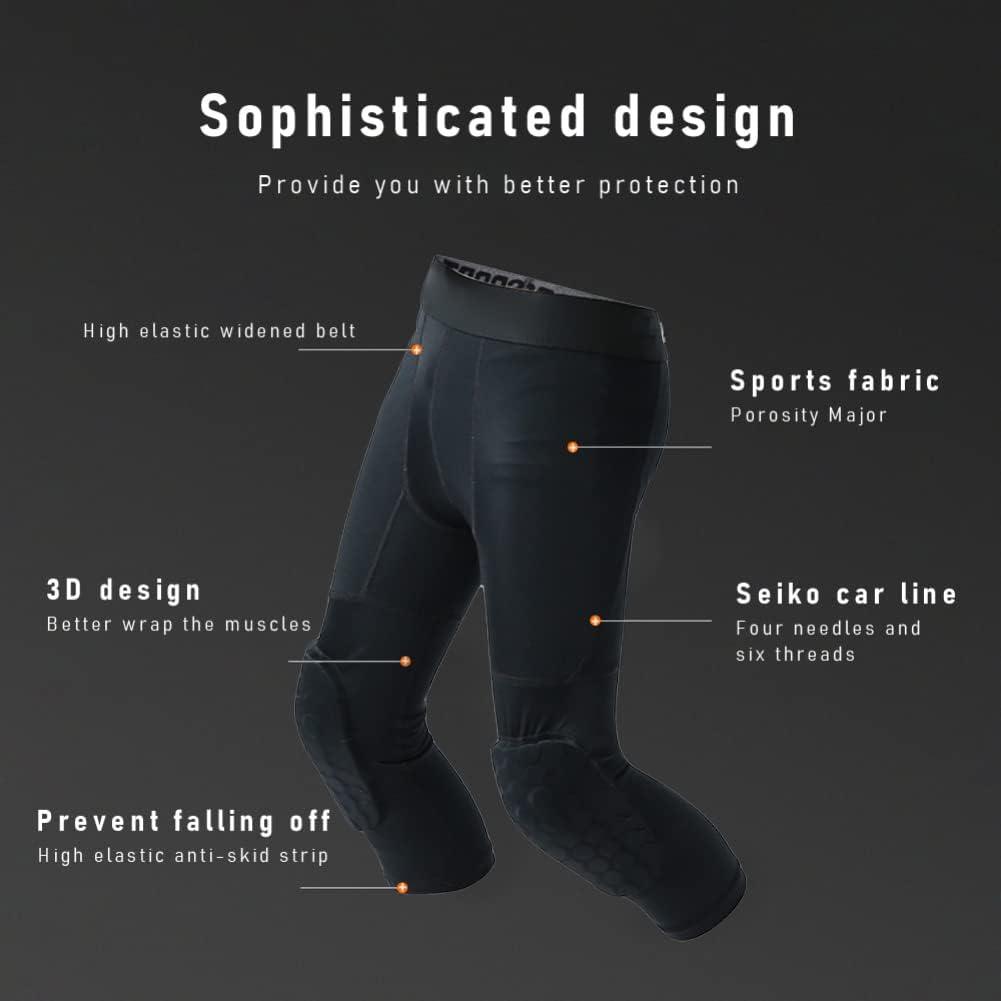 2 Pack Compression Pants for Youth Boys Athletic Training Tights