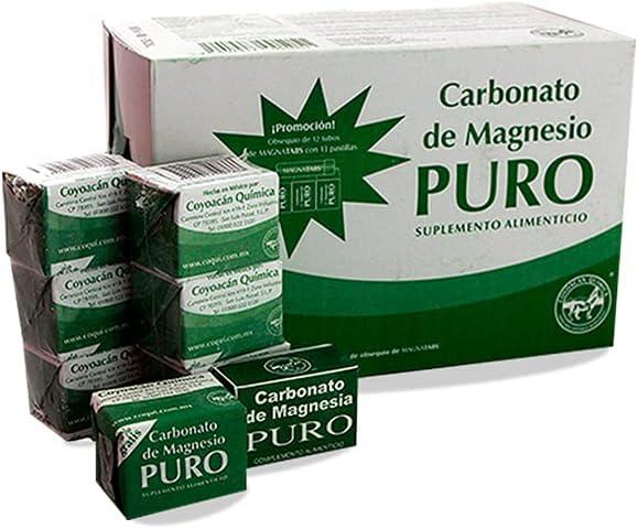 Carbonato de Magnesio 7grs - Carbonato de Magnesio Puro (Pack de 3)
