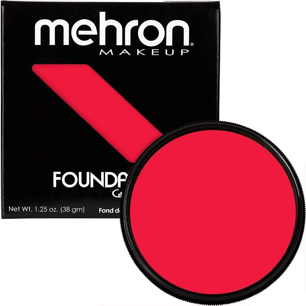  Mehron Makeup Foundation Greasepaint  Stage, Face Paint, Body  Paint, Halloween Makeup 1.25 oz (38 g) (WHITE) : Foundation Makeup : Beauty  & Personal Care