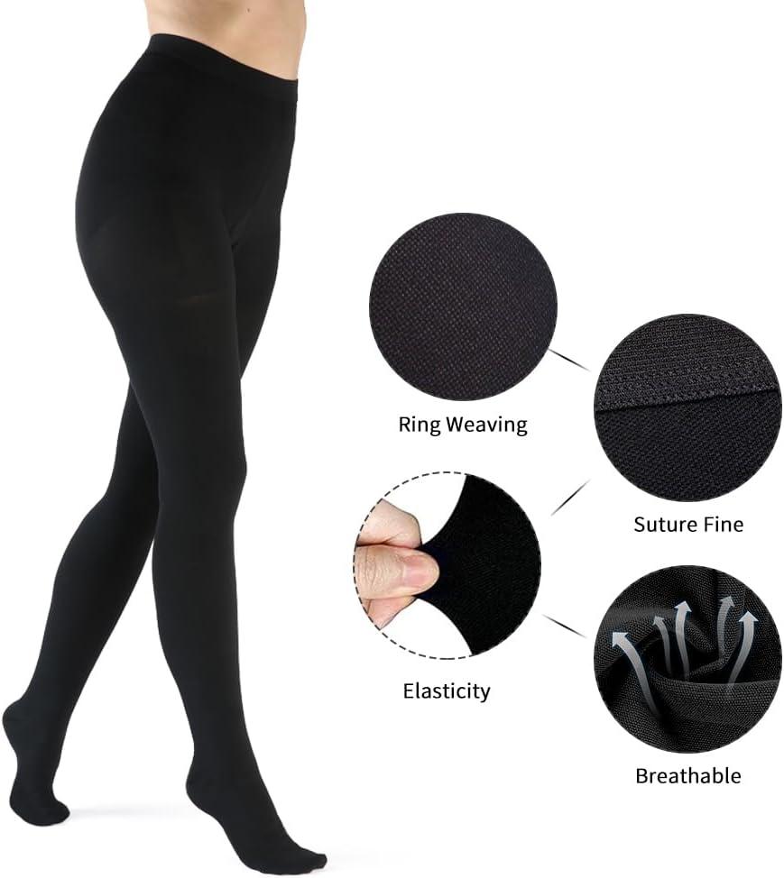20-30 mmHg Women Open Toe Compression Pantyhose – Varcoh ® Compression Socks