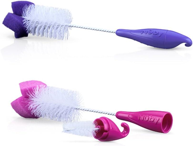 Nuby 2 in 1 Bottle Brush with Stand Review 