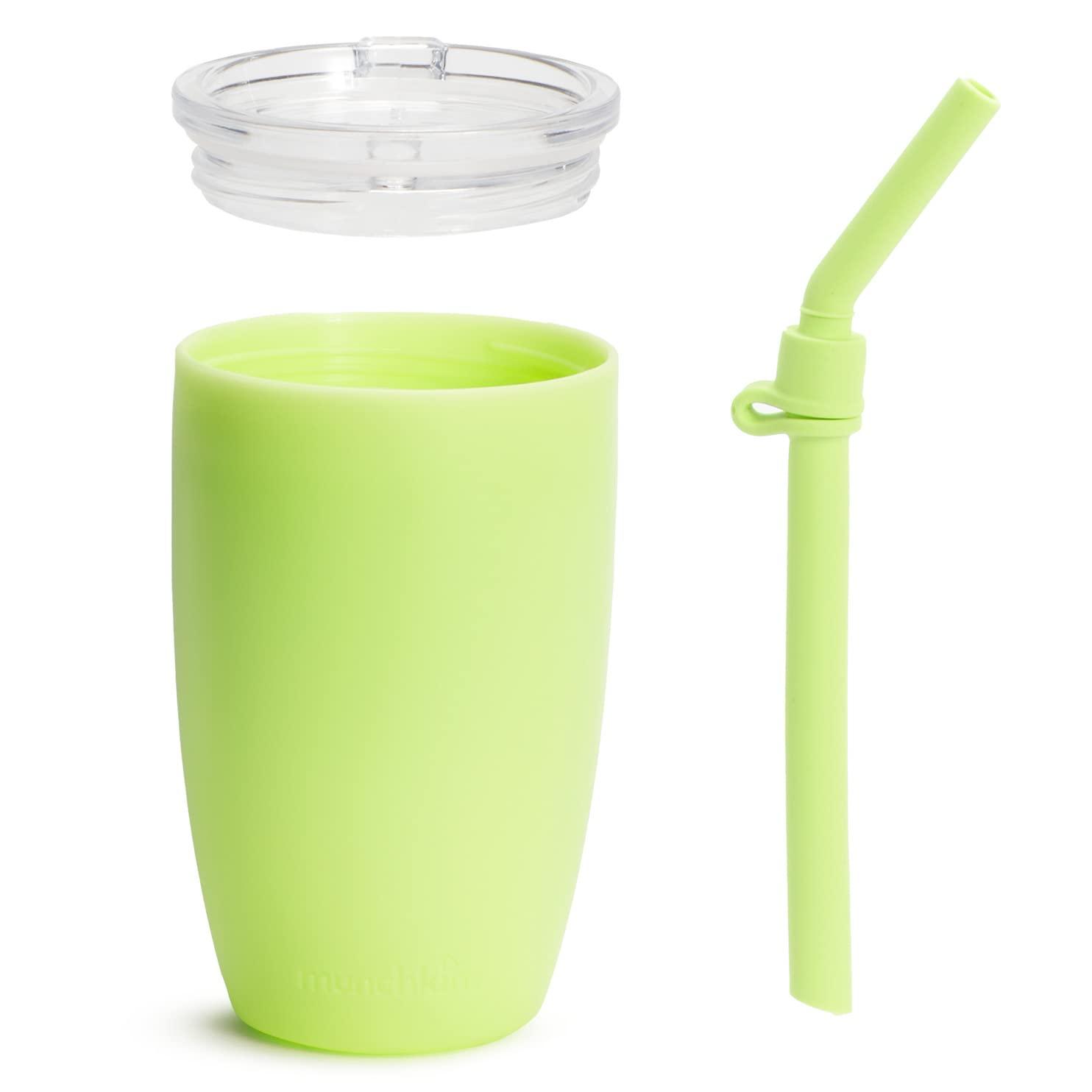 Munchkin Simple Clean Straw Cup, 10oz, Blue/Green, 2 Pack