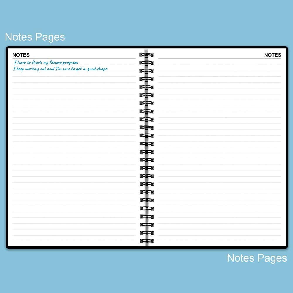 Printable Fitness Planner, Workout Journal Pages 