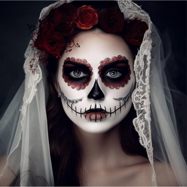 Halloween Makeup Body Paint, Black + White Face Body Paint