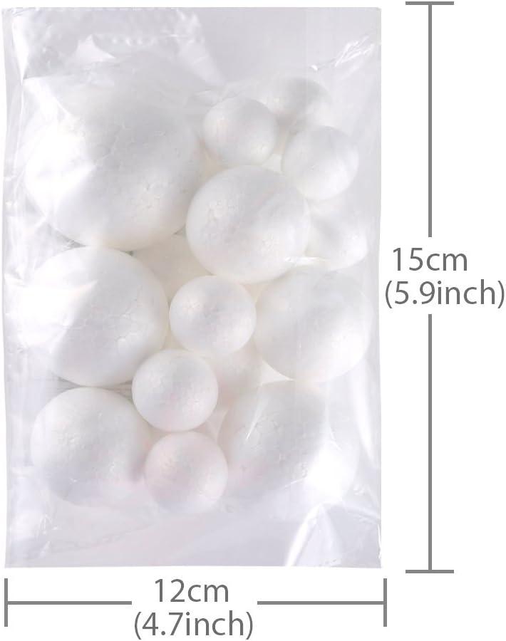 Smooth Foam Balls 2 12 Pkg White