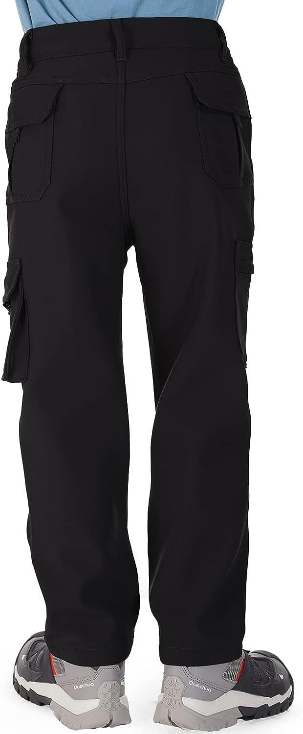  YSENTO Men's Hiking Cargo Pants Waterproof Windproof Fleece  Lined Ski Snow Insulated Pants Black US 30 : Clothing, Shoes & Jewelry