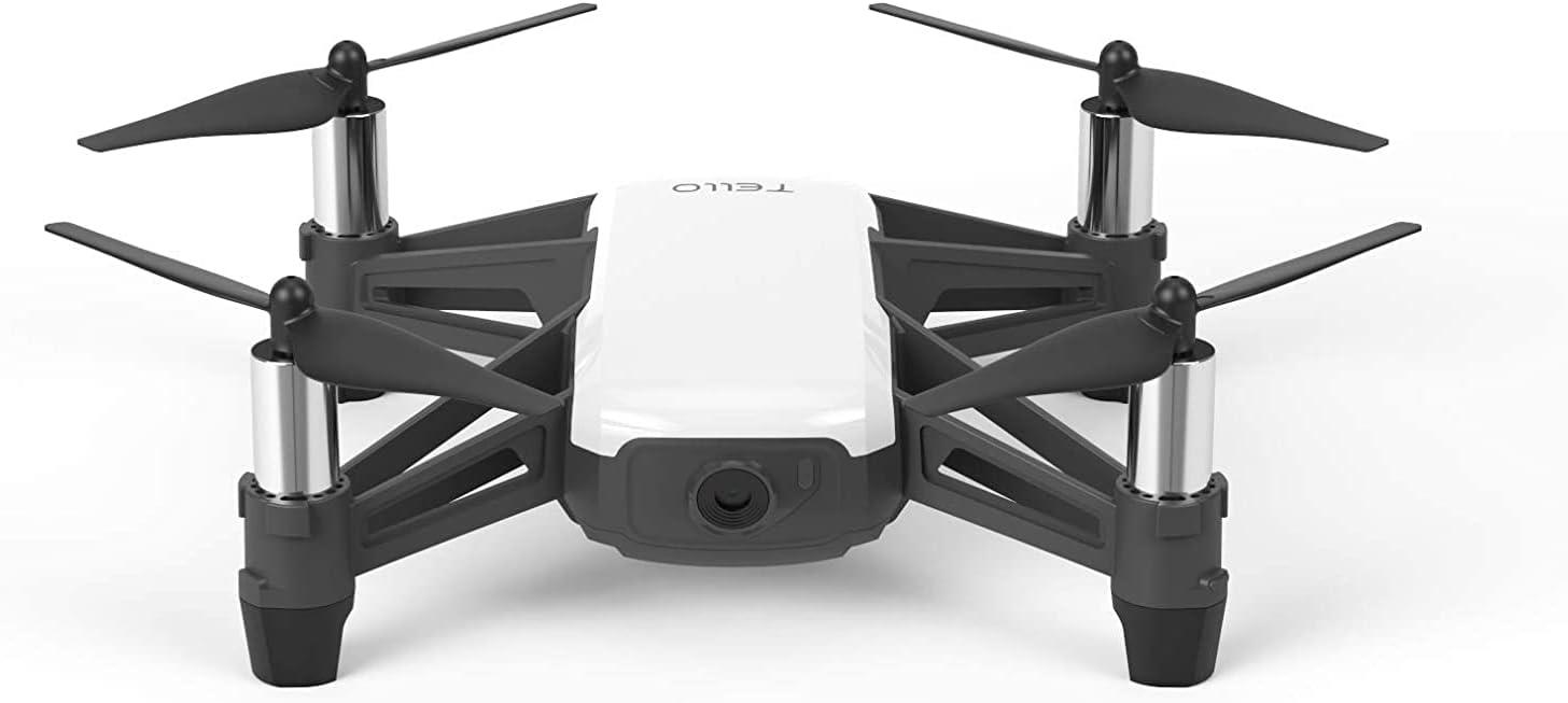 Mini Drone  DJI Ryze TELLO, HD (720p), 5 MP, 8 m/s, Distancia 100 metros,  Hasta 13 minutos, Blanco