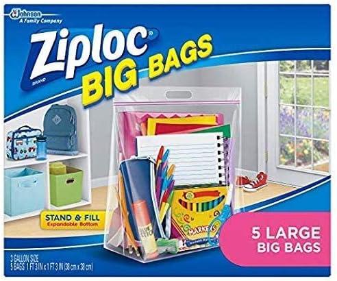 Ziploc BIG Bags - Large, 3 Gallon (5-ct)