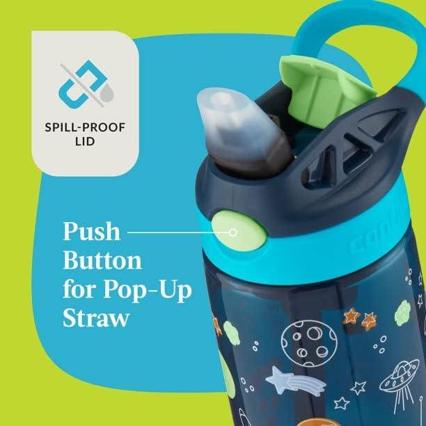 Contigo Kids 14 oz Spill-Proof Fish Tumbler with Straw no original packaging