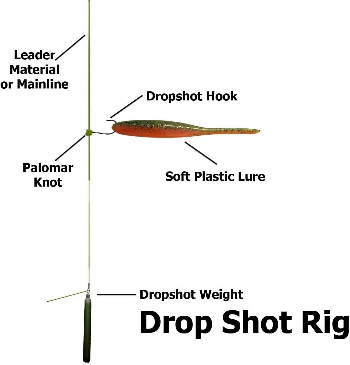 Plastic Fishing Weight Line Hooks, Fishing Drop Shot Hooks