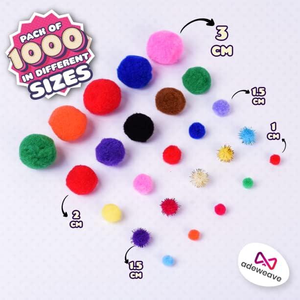 Colored Glitter Craft Small Balls Pompom Furry Small Balls