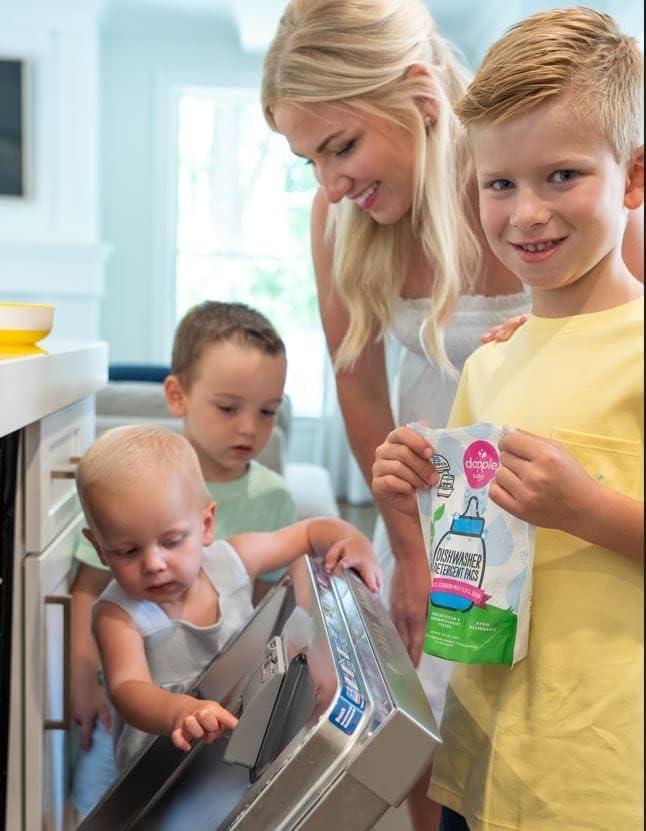  Dapple Baby Baby Bottle Soap & Dish Soap, Lavender, 16.9 Fl Oz  Bottle - Plant Based Dish Liquid for Dishes & Baby Bottles - Hypoallergenic  Soap, Liquid Soap : Health & Household