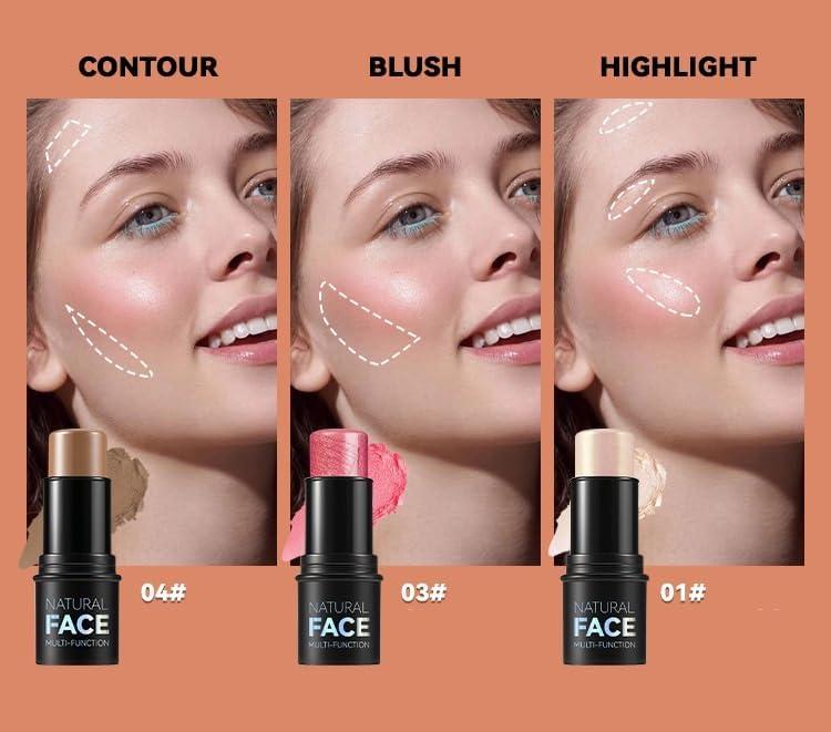 Contouring Stick In Highlighter Bronzer And Blusher A Non Greasy And Waterproof Contouring Stick