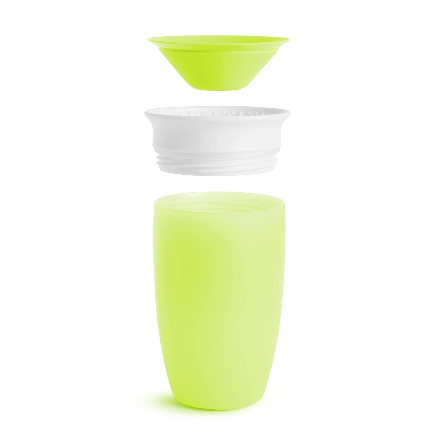 2pack Munchkin Miracle 360 Trainer Cup Green & Baby Bottle Cup