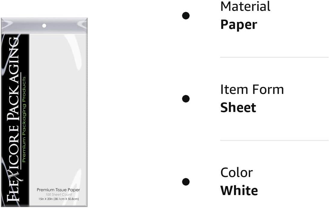 Flexicore Packaging White Gift Wrap Tissue Paper