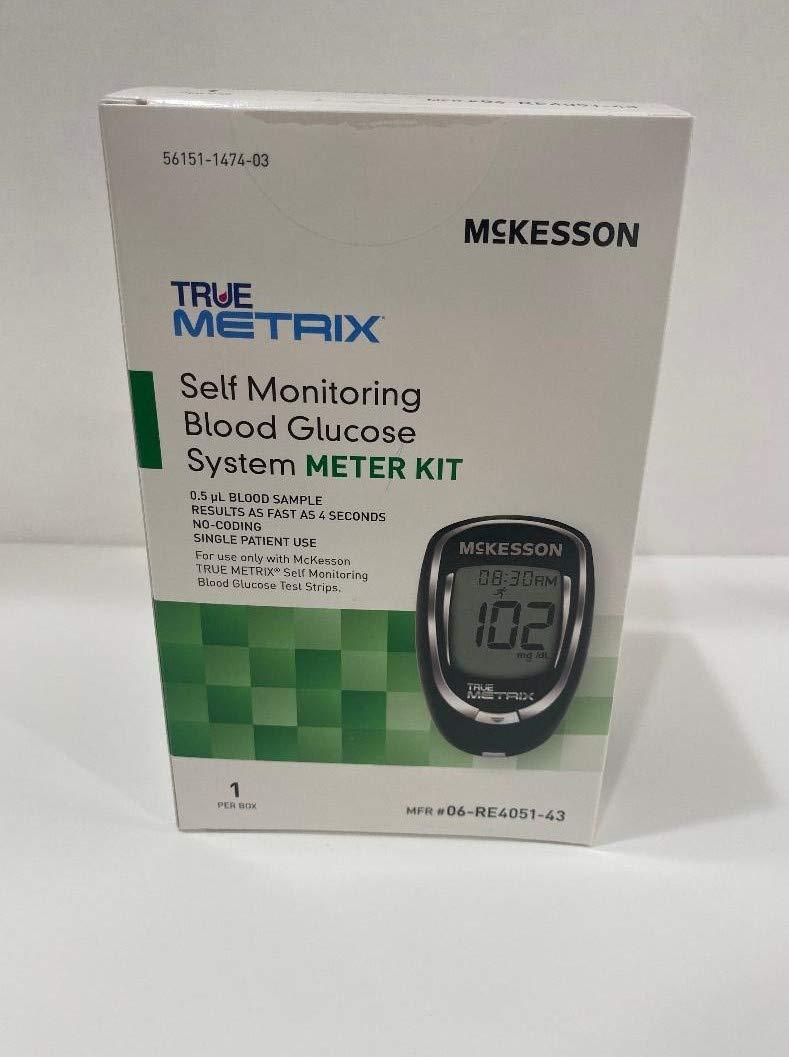McKesson True METRIX PRO Professional Monitoring Blood Glucose Meter - 1/Box