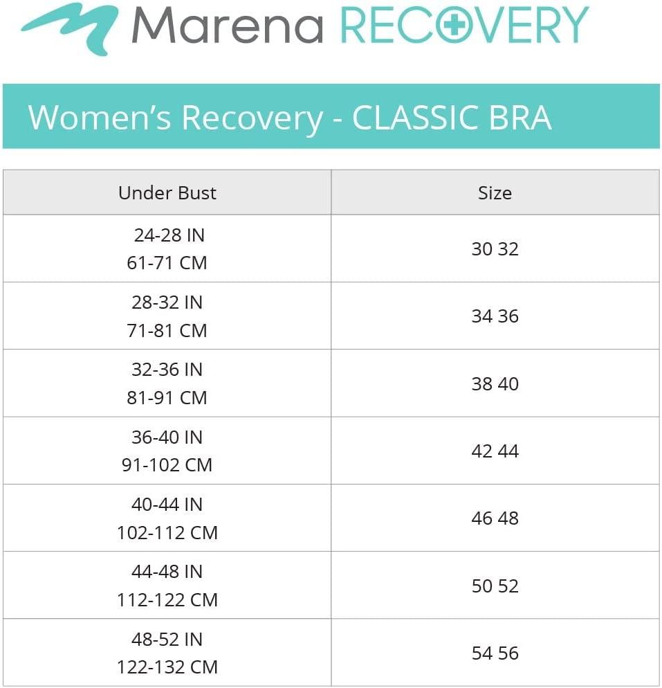 MARENA Recovery Compression Bra with Implant Stabilizer Band for Post  Surgery 34/36 (M) Beige Isb
