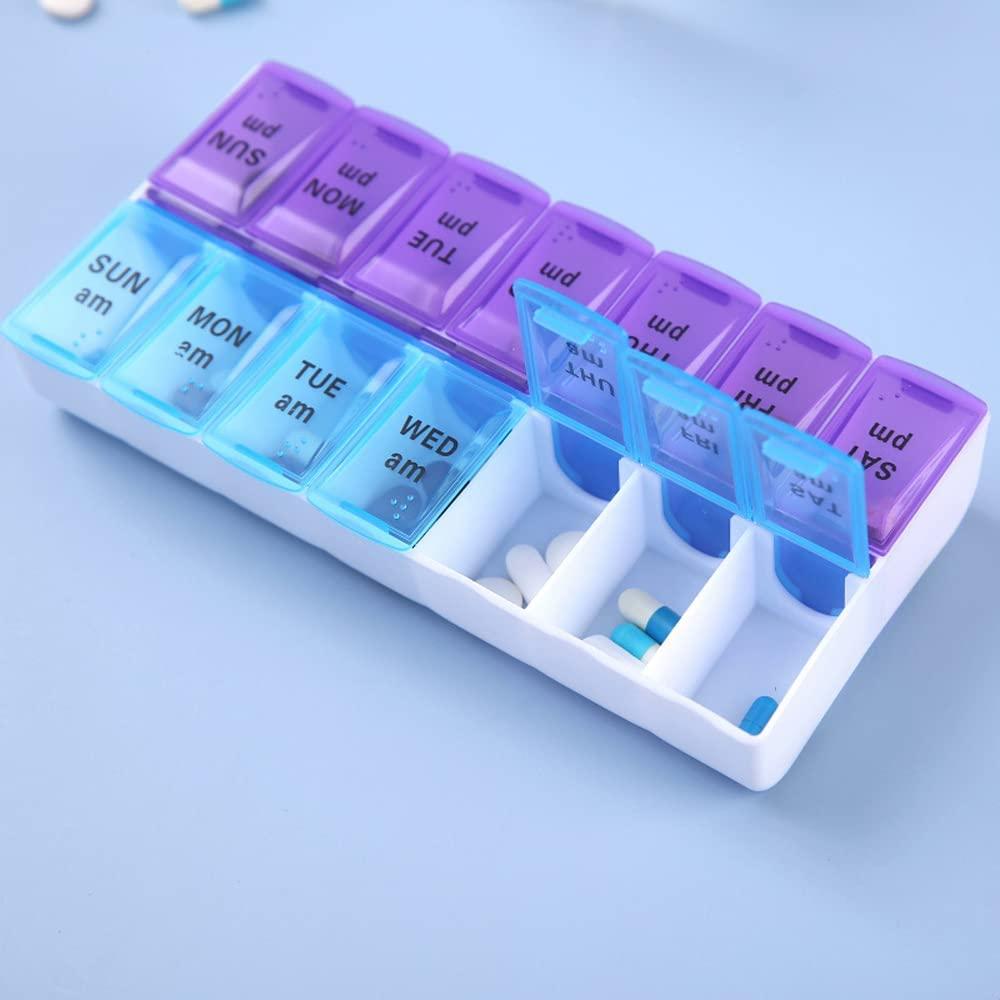 1X 7Day Pills Box Medicine Tablet Dispenser Organiser Weekly