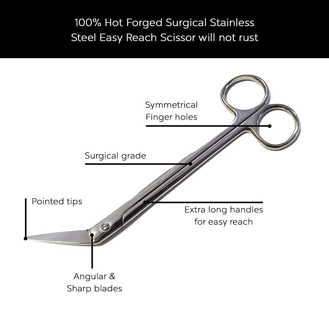 Long handled Toenail Scissors –