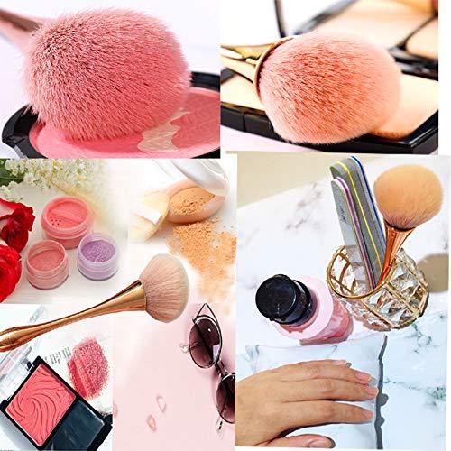 1pc Mushroom Shaped Loose Powder Brush, Extra Large Nail Dust Brush, Cleaning  Brush, Super Soft Fluffy Makeup Brush