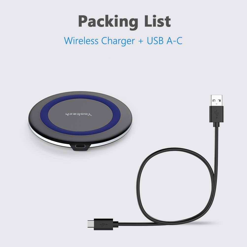 Yootech Wireless Charger 10W Max Fast Wireless Charging Pad