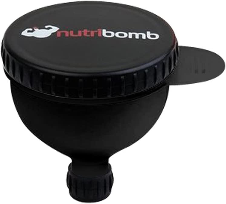 Nutribomb Medium Fill N Go - Protein Funnel - Supplement Funnel - Water  Bottle Funnel - Travel Container for Gym
