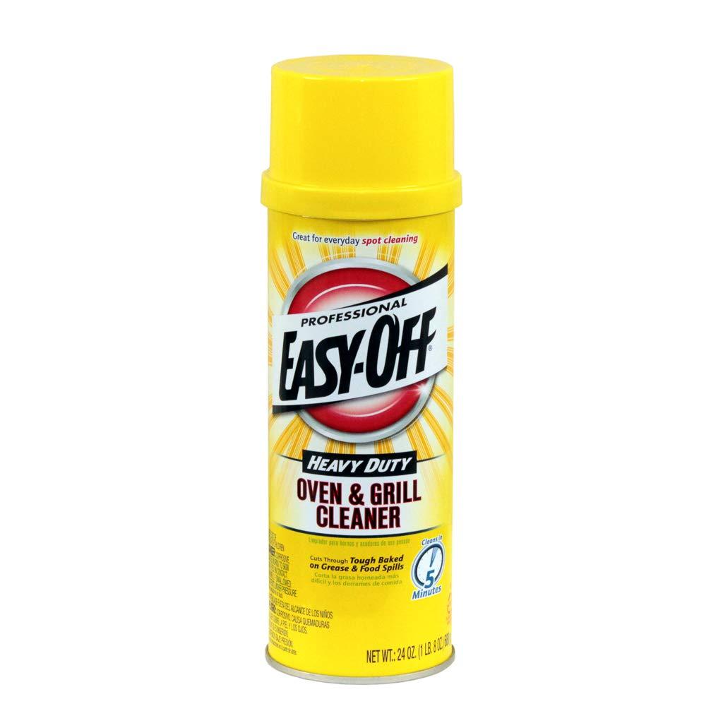 Easy Off Professional Oven & Grill Cleaner Can, Yellow, 1.5 lb, 24 Oz