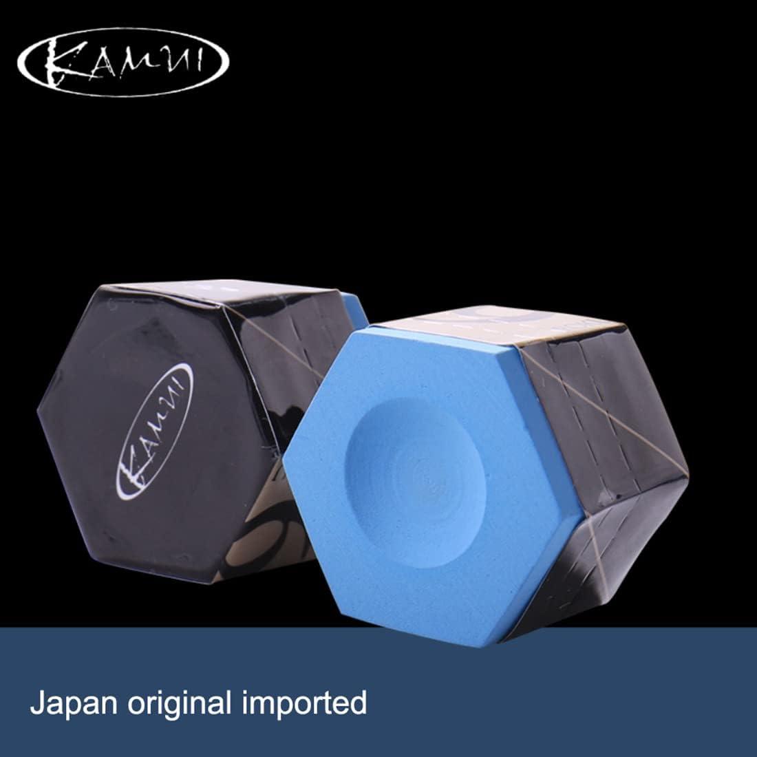 Kamui Roku Premium Chalk Billiards Light Blue Pool Carom Cue Stick  Accessories Kamui Chalk-1 piece