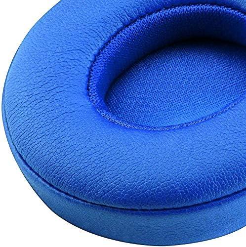 Solo 2/3 Wireless Earpads - Jecobb Replacement Ear Cushion Pads with Protein Leather and Memory Foam for Beats Solo 2.0/3.0 Wireless on Ear