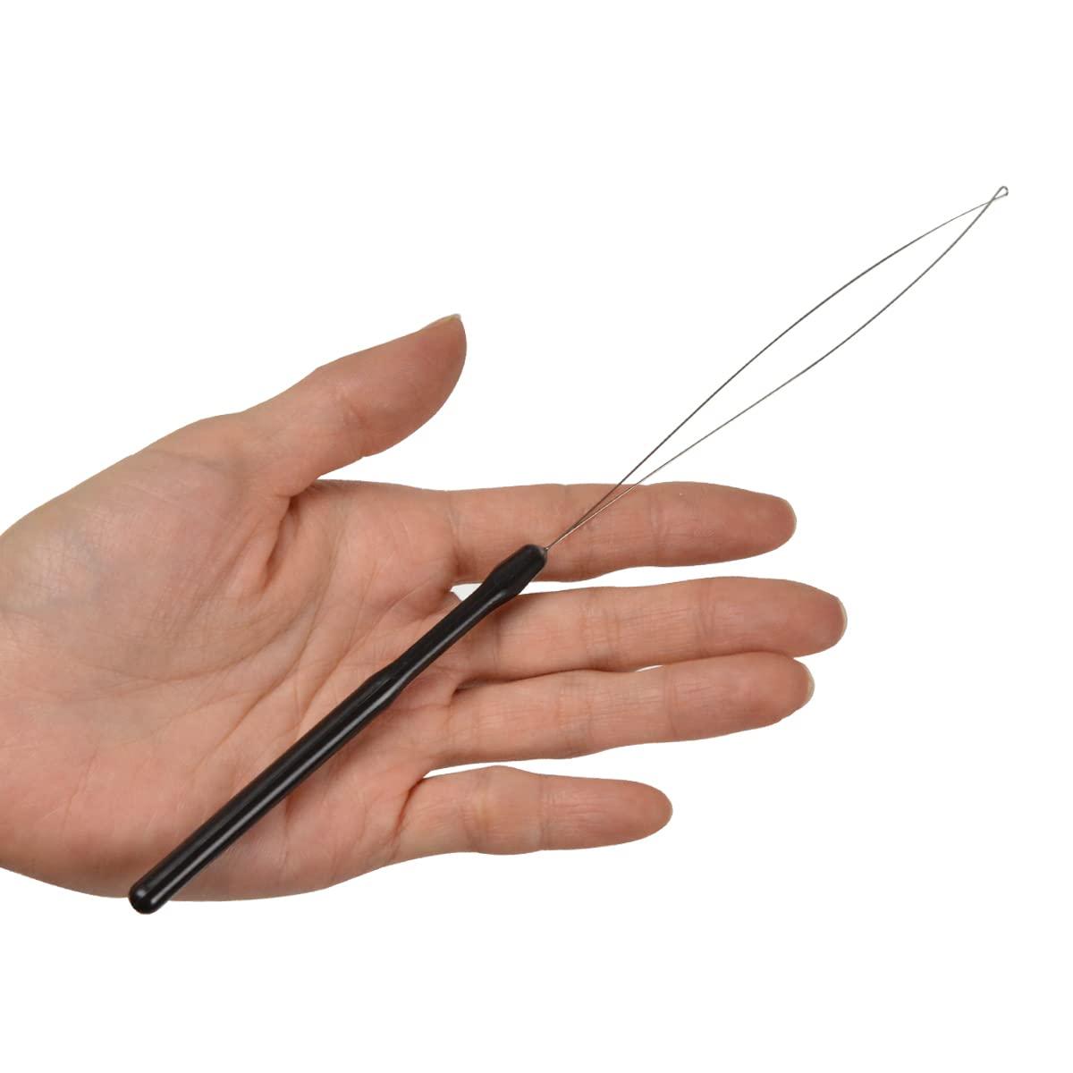 Bead Threader for Hair Extensions Hair Tools Needle Threader Hair Styling  10pcs