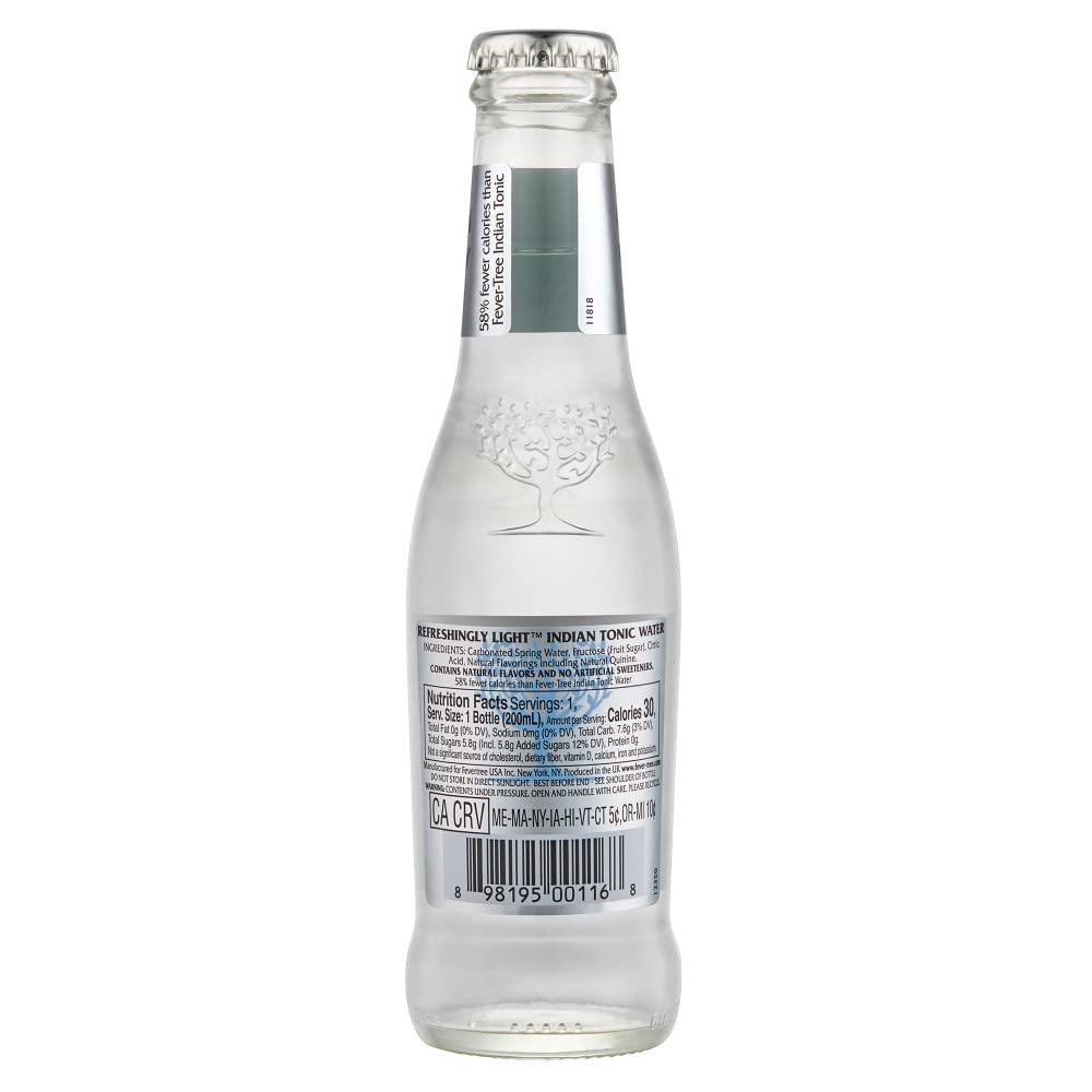 Fever-Tree Naturally Light Indian Tonic Water, 6.8 Fl Oz (Pack of 4)