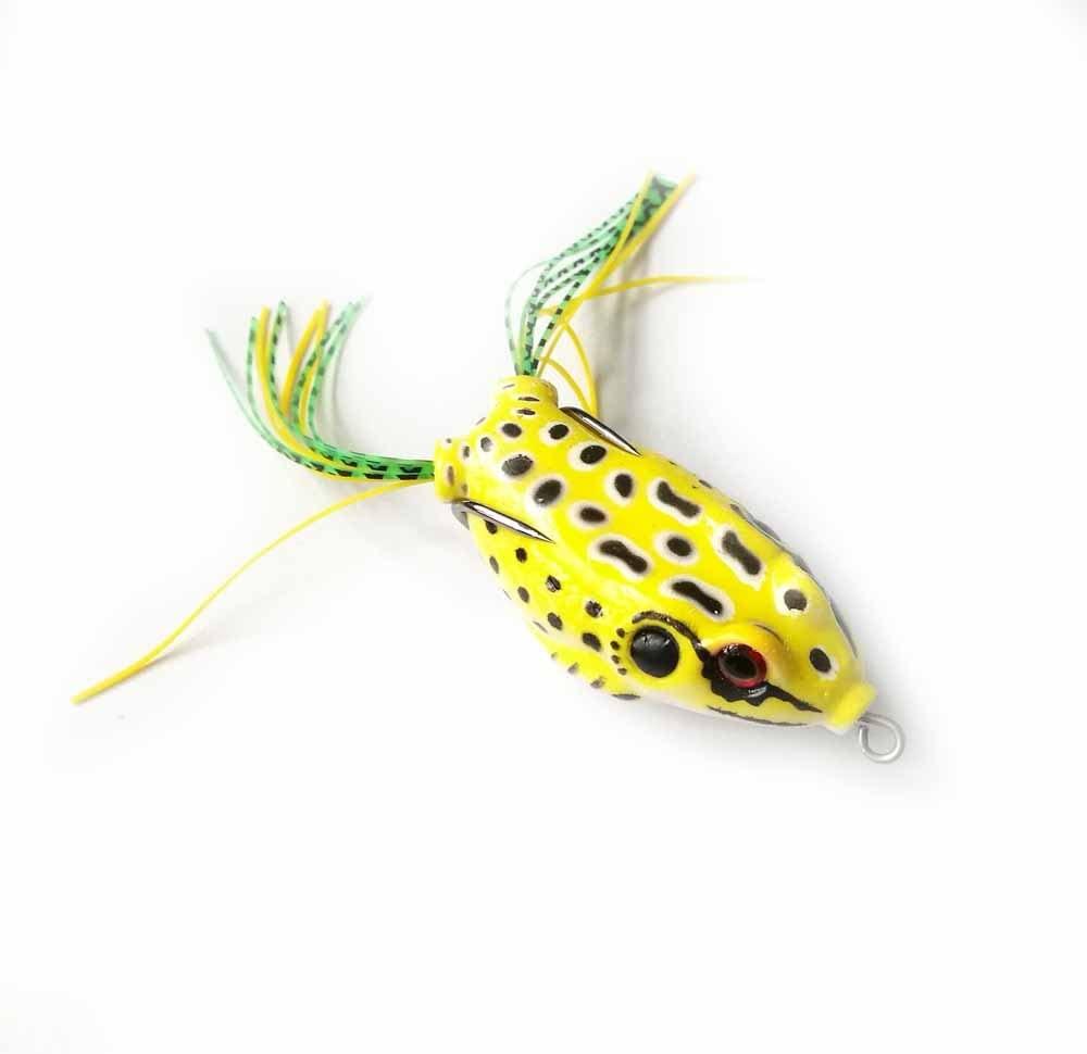 Clearance! Frog Lure Ray Frog Topwater Fishing Crankbait Lures/Artificial  Soft Bait 135mm 9g Soft Tube Bait ,Sinking Snakehead Bait Fishing