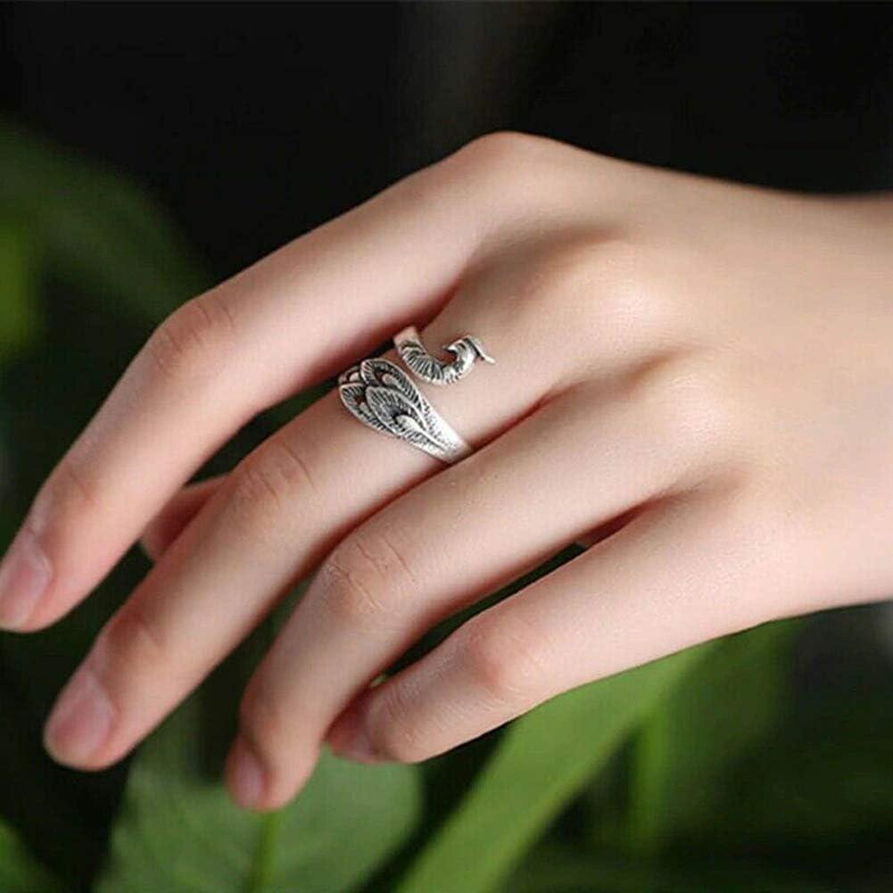 Vintage Style Knitting Crochet Loop Finger Ring with Adjustable