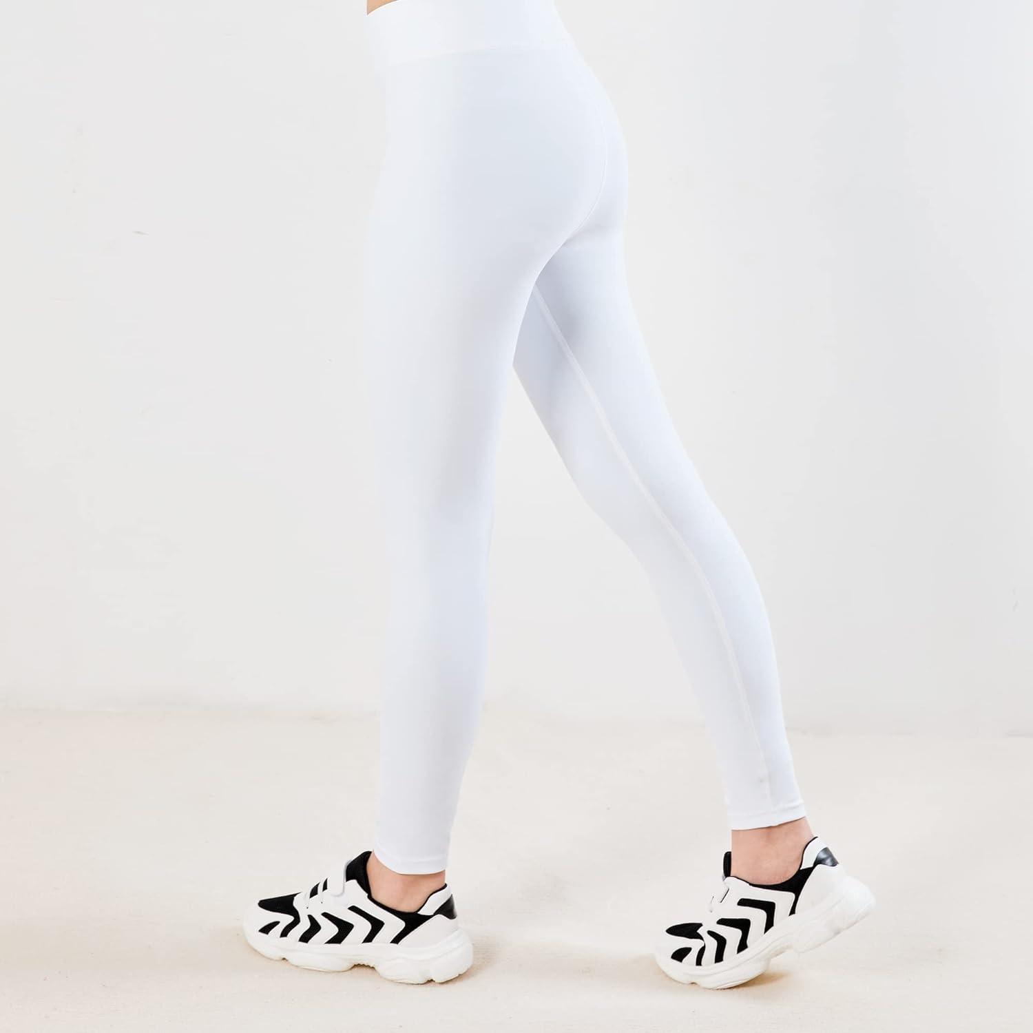 Allfenix Leggings Womens Small White Black Spots Athletic Pants High Waist  Gym | eBay