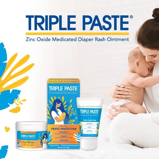 Triple Paste Diaper Rash Cream Hypoallergenic Medicated Ointment For
